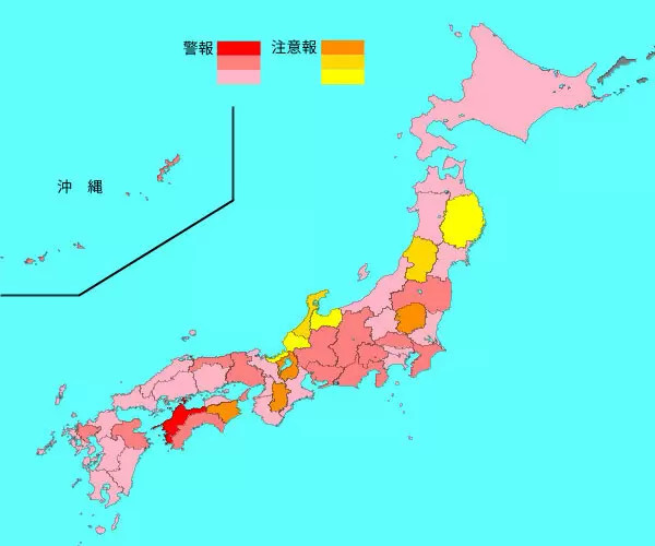インフルエンザ患者報告数は10万人超え、東京都は1200人程度の減少