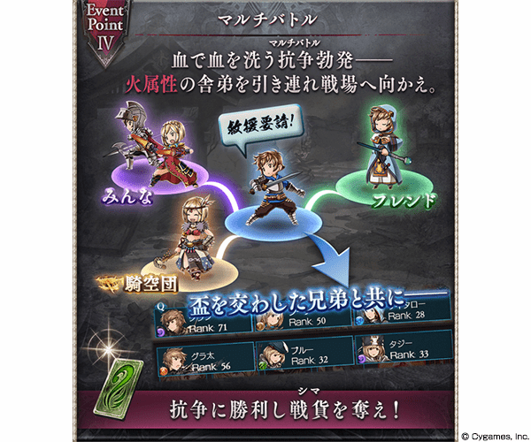 『グランブルーファンタジー』イベント「貫くべき志が紡ぐ義侠の唄」開催のお知らせ