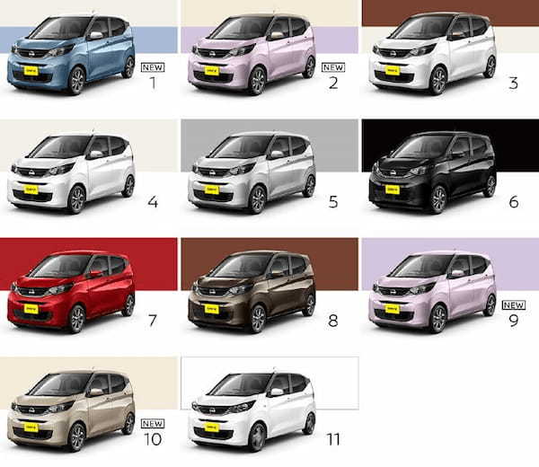 日産デイズが新しいデジタル・Vモーションのフロントグリルを纏って市場デビュー