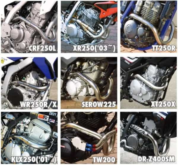 現行CRF250Lのマシン性能を最大限に引き出す!R.S.V.4st コンペティション EXパイプ!