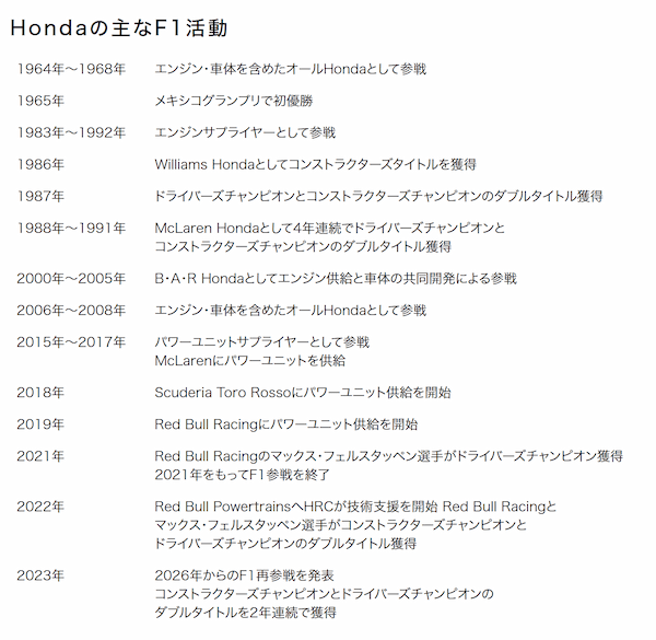 Honda、F1初参戦から60年を記念しウェブサイトを公開。F1初参戦マシンRA271の展示・F1初優勝マシンRA272のデモ走行も実施