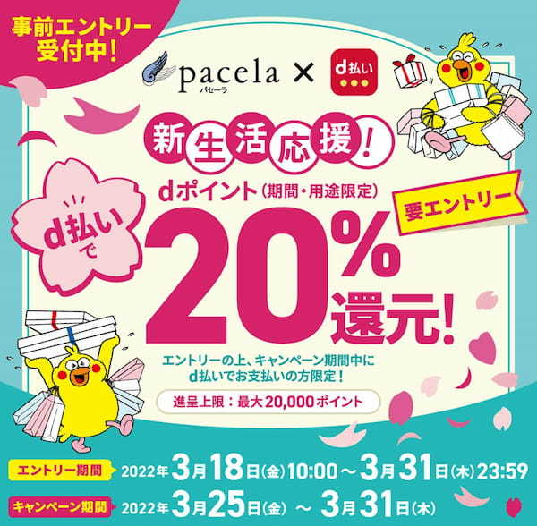 PayPay・楽天ペイ・d払い・au PAYキャンペーンまとめ【3月24日最新版】