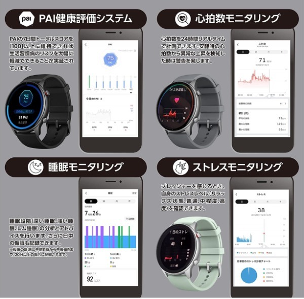 毎日をサポートしてくれるスマートウォッチ「Amazfit GTR 2e」をご紹介！