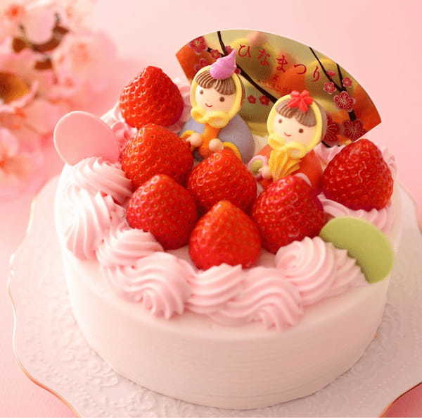 3 月 3 日 ひなまつりは【アンテノール】のケーキでお祝い。プチサイズからホールまで、ひなまつりケーキのご予約を承ります !
