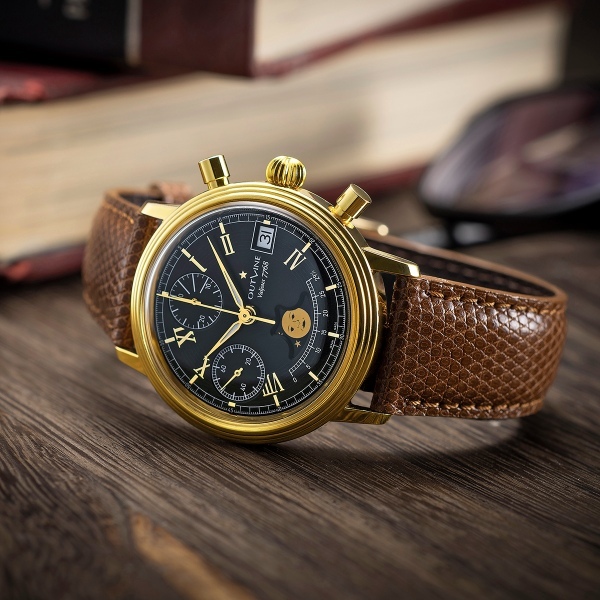 【古いのに新品!?】“バブル期”のスイス製手巻き時計を50年代風にリデザイン。小振りな金ケースがいい感じです|OUTLINEニュース no.108
