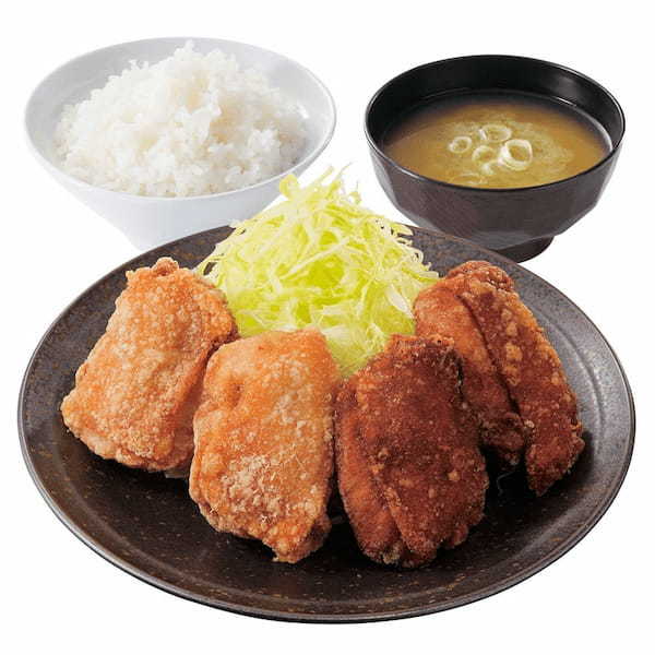 【八丁味噌】ごはんがすすむ「鉄板 ねぎ味噌からあげ定食」からやまに新登場!