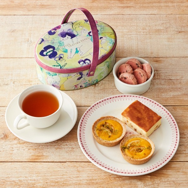【Afternoon Tea】可愛いクッキー缶など春らしいパッケージで新登場！桜、フランボワーズ香るグリーンティーや苺やレモンの新作バターサブレも