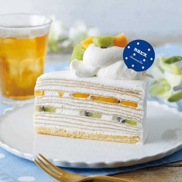 【Afternoon Tea】カルピス®とコラボレーション！ひんやりシャーベットティー2種や、マンゴーやキウイなど重ねたこだわりミルクレープを新発売