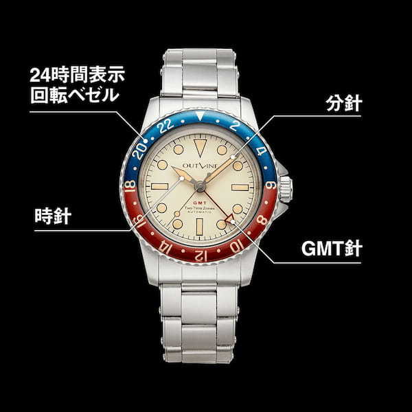【ペプシカラーに38mm径】50年代を思わせるヴィンテージ感がたまらない|OUTLINEニュース no.144