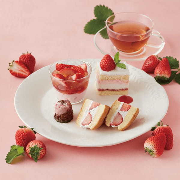 Afternoon Tea TEAROOMより、限定の苺スイーツが楽しめる特別なアフタヌーンティーセットが登場! #苺のアフタヌーンティーセット2024