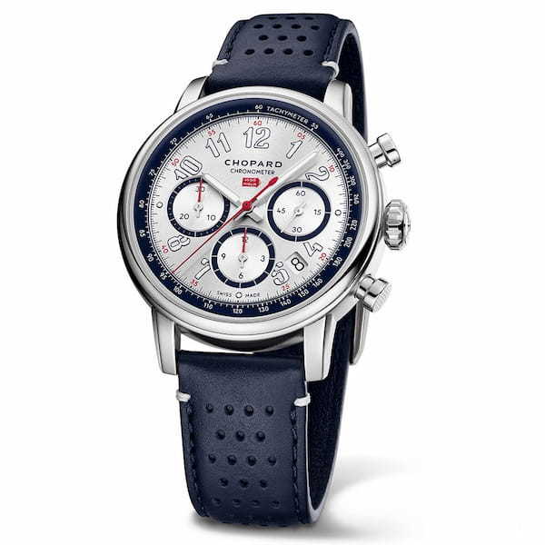【限定100本、ショパールの最新モデル】フランス国旗から着想を得た、美しくもレトロなクロノグラフ