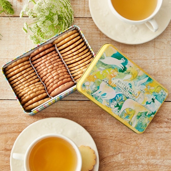 【Afternoon Tea】可愛いクッキー缶など春らしいパッケージで新登場！桜、フランボワーズ香るグリーンティーや苺やレモンの新作バターサブレも