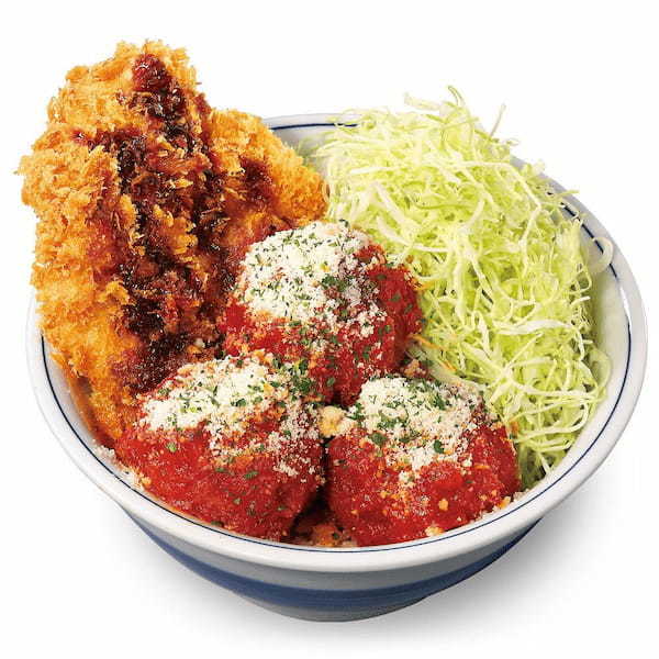 【空腹を満たす】かつや合い盛りシリーズの新作「鶏だんごとチキンカツの合い盛り」新登場！
