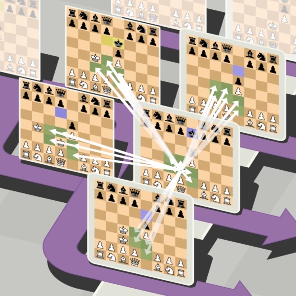 空間・時間・平行世界を駆使する「5次元チェス」がリリース。　過去に刺客を送って世界線を変える