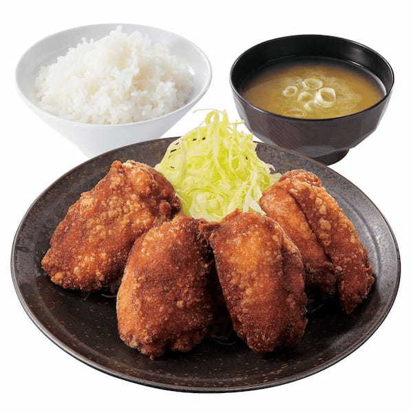 【八丁味噌】ごはんがすすむ「鉄板 ねぎ味噌からあげ定食」からやまに新登場!