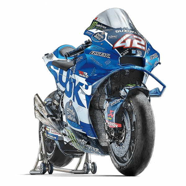 ライダーの視点でオートバイを描く／大塚 克さんの代表作・好きな作品