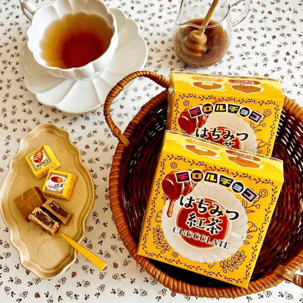 人気のはちみつ紅茶を再現♪チロルチョコ新商品「はちみつ紅茶BOX」を3/7～発売