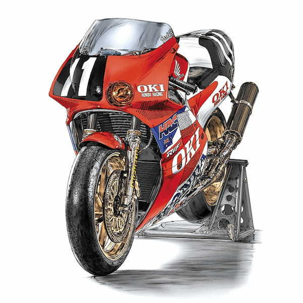ライダーの視点でオートバイを描く／大塚 克さんの代表作・好きな作品