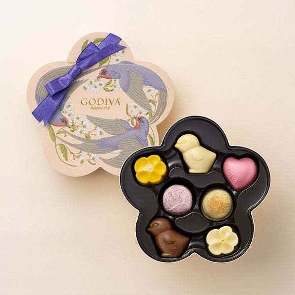 華やぐ季節に彩りを添えるゴディバのスプリングコレクション「羽ばたく春」「季節のトリュフ-春夏-」や期間限定の焼き菓子が登場
