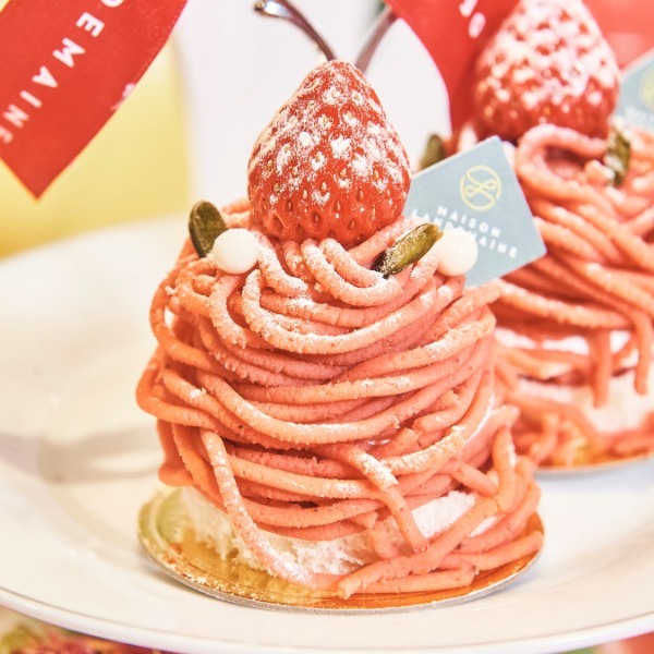 本場フランスの味わいが楽しめるパン屋さん「メゾン ランドゥメンヌ」によるいちごのアフタヌーンティー 『Deux  Fraises（ ドゥー フレーズ）』、2023年2月4日（土）よりスタート