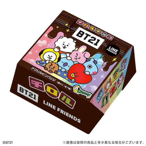 『BT21』タイアップ商品！チロルチョコ新商品「ビッグチロル〈BT21〉」を3/27～全国で発売