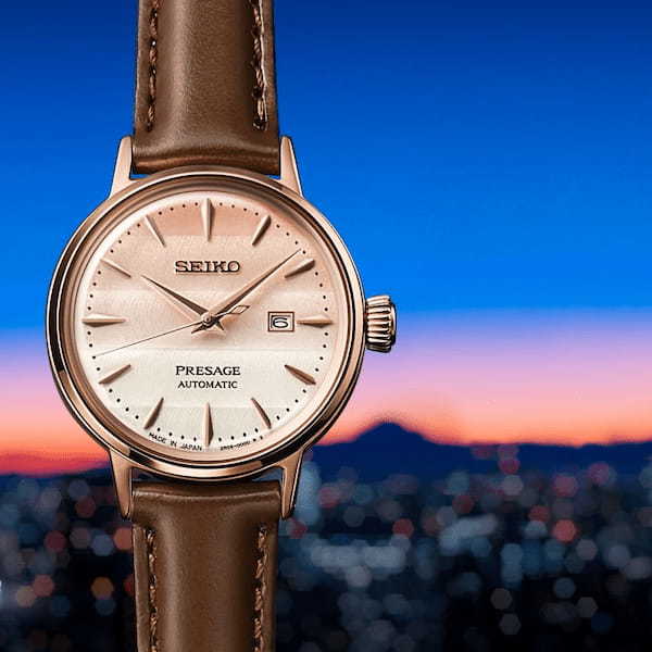 【セイコー プレザージュ限定モデル】モチーフはカクテルの美しいグラデーションカラー