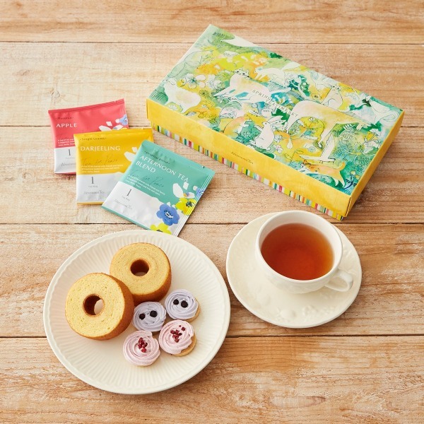 【Afternoon Tea】可愛いクッキー缶など春らしいパッケージで新登場！桜、フランボワーズ香るグリーンティーや苺やレモンの新作バターサブレも