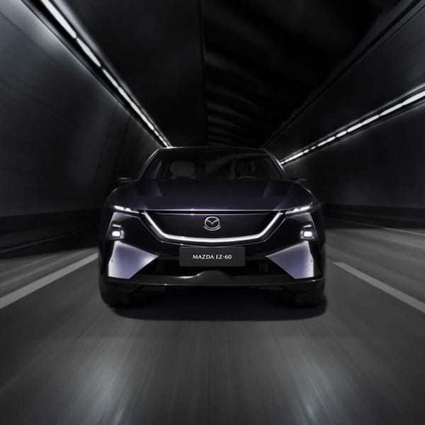 マツダ新型電動クロスオーバーSUV「EZ-60」公開!長安汽車協業でBEV&PHEVを展開、年内に中国で発売予定