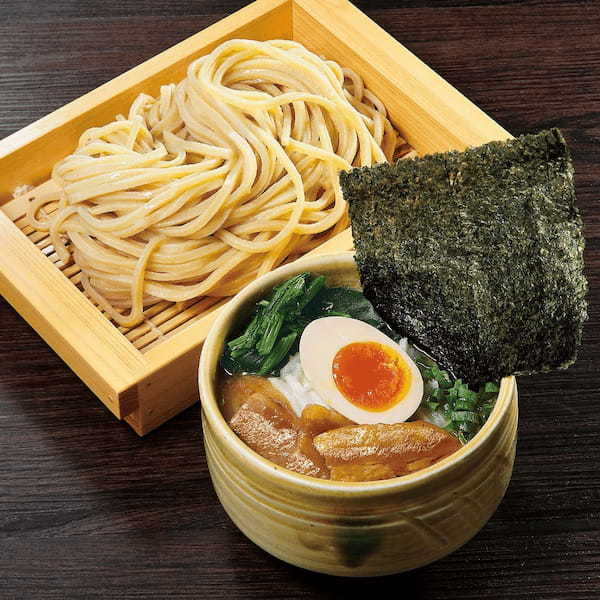 【待望のツルッと極太中華麺】豚骨だしのコクに千切りとろろののどごし「濃厚豚骨とろろつけめん」とろろそば専門店に新登場!