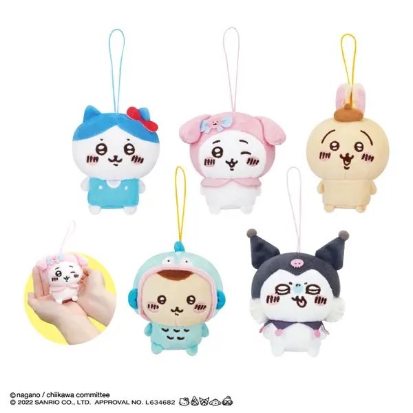 「ちいかわ」がサンリオキャラクターとコラボ　11月よりプライズ景品展開