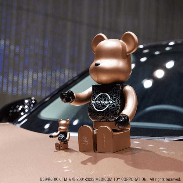 ベアブリックと日産のコラボ「NISSAN 90th ANNIVERSARY BE@RBRICK 100% & 400%」2023年10月24日(火)12:00予約販売開始