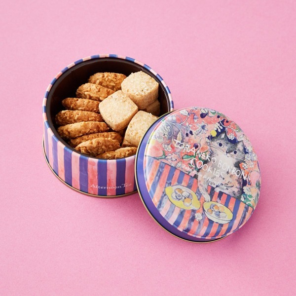 【Afternoon Tea】可愛いクッキー缶など春らしいパッケージで新登場！桜、フランボワーズ香るグリーンティーや苺やレモンの新作バターサブレも