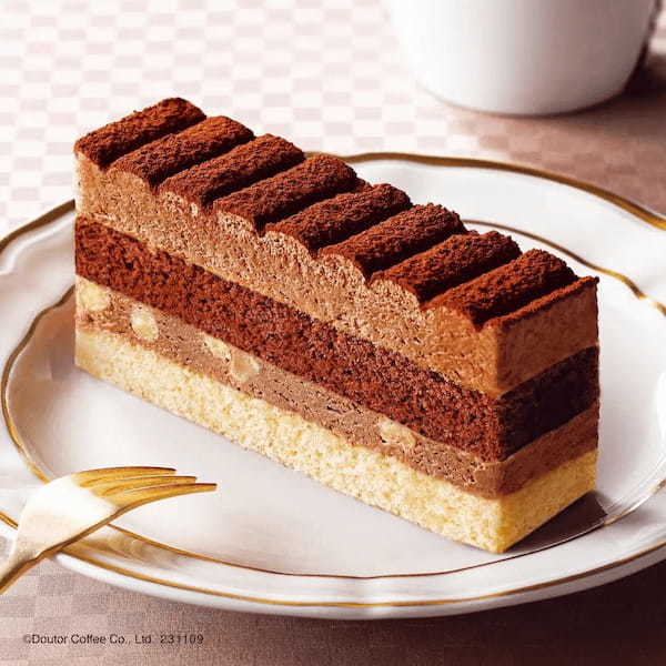 ドトールコーヒーショップ 見た目もかわいい「チョコムースケーキ」 12月14日(木)より発売
