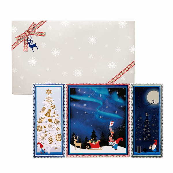 ヨックモックからのクリスマスコレクション2023 11月1日(水)からトムテが描かれた限定商品と28年間愛され続けるホリデー缶が登場