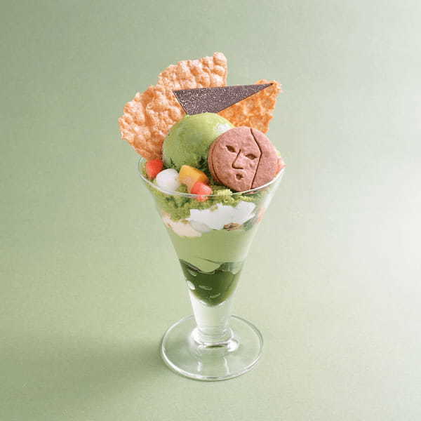 よーじやカフェの抹茶スイーツ新定番「嵯峨野のお庭の抹茶パフェ」が仲間入り【発売日:2023年11月7日(火)】