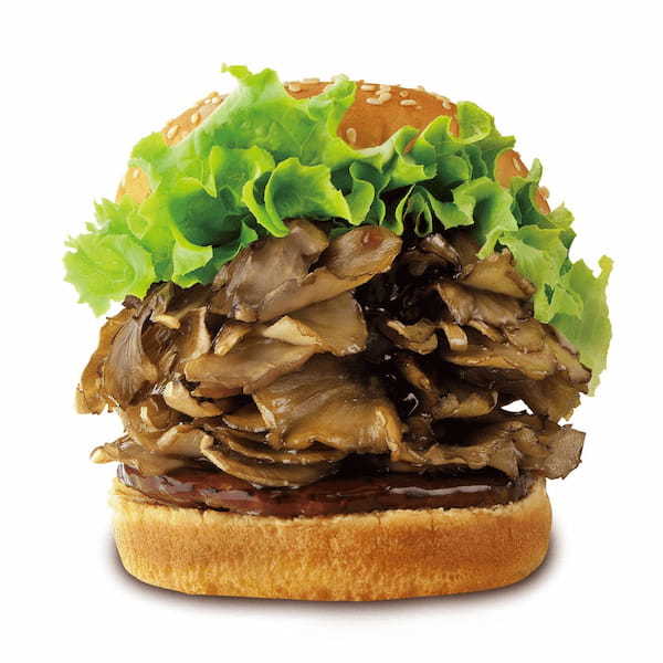 ドムドムハンバーガー 「今夜は まいたけバーガー」 2023年12月19日 販売スタート