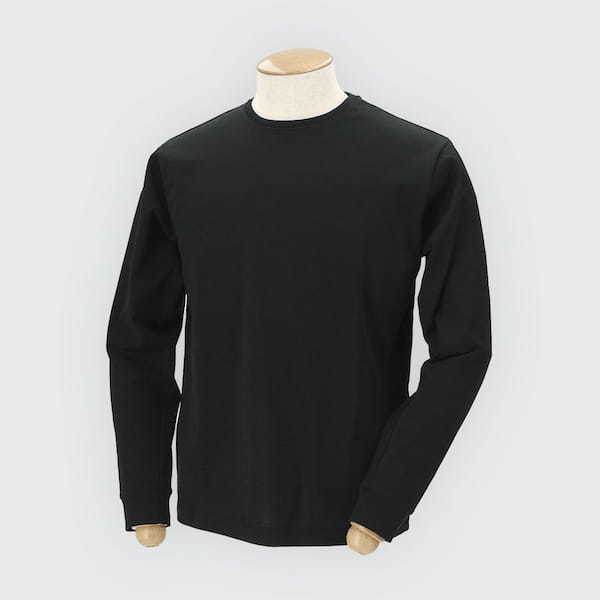 オンラインオーダーシャツブランド・SOLVEの「楽でもきっちり見える長袖Tシャツ」