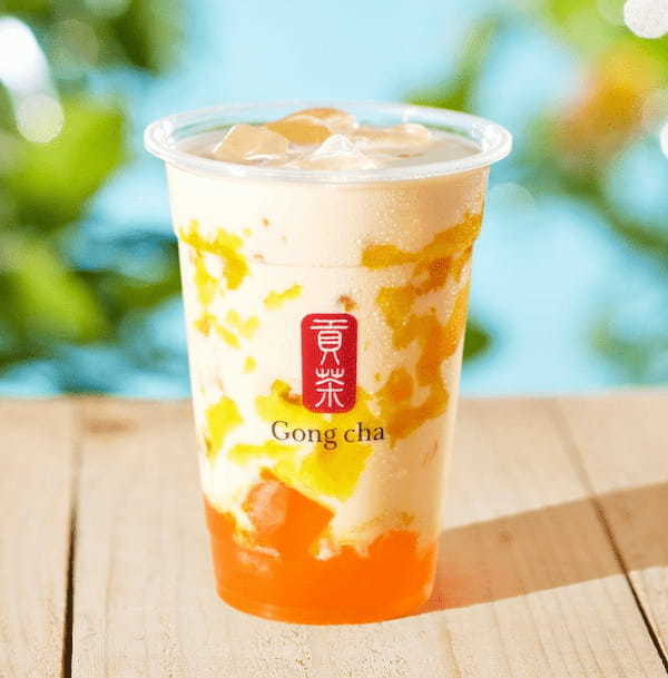 まぶしい”太陽のイエロー”と共に初夏を満喫!Gong cha「甘夏マンゴー ミルクティー/フローズン」