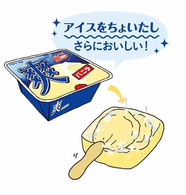 ロッテの人気アイス「爽」とコラボ！シャリシャリ食感がポイントの「爽みたいなスフレケーキ バニラ/練乳いちご」2024年5月1日新発売