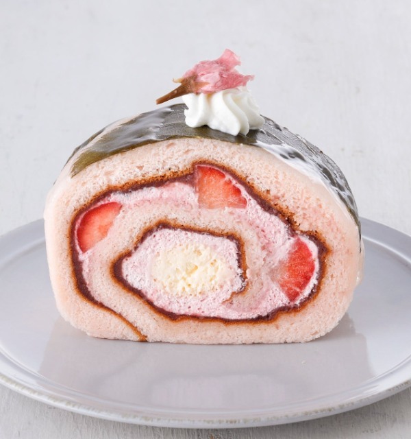 【パティスリー キハチ】桜づくしのモンブラン＆ロールケーキを発売！キハチ カフェには、桜をテーマにしたパスタとスイーツが順次登場