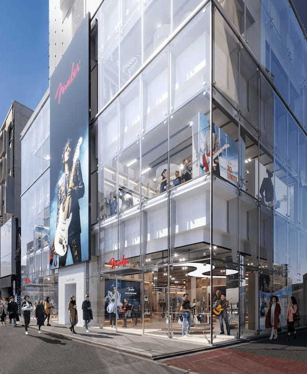 楽器メーカー「フェンダー」世界初の旗艦店が原宿の「H＆M」跡地にオープン