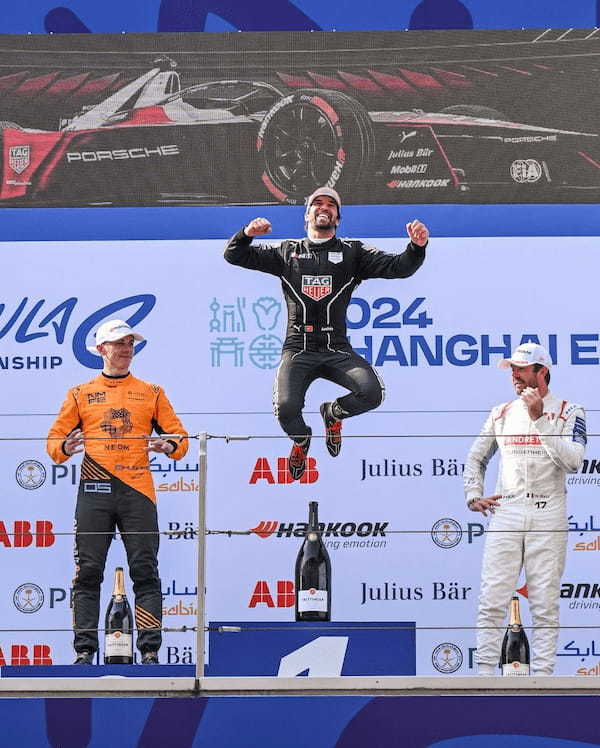 【フォーミュラEシーズン10】第12戦中国・上海　後半好調のダ・コスタが今季2勝目を飾り、ヒューズ、ナトが初表彰台を獲得