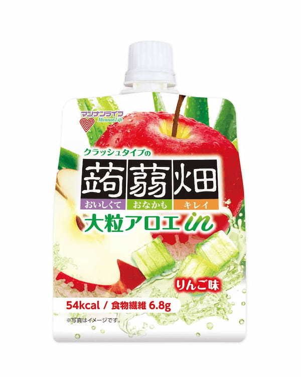 【新商品】いちごの季節到来！甘く優しい“いちご”の香りとシャキシャキ食感の“アロエ”が程よくマッチ！「大粒アロエinクラッシュタイプの蒟蒻畑いちご味」3月1日（水）より全国発売！