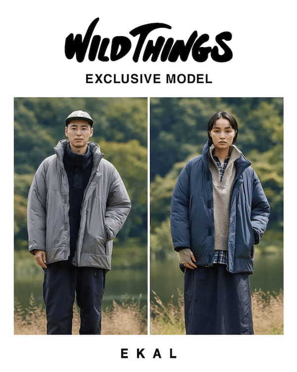 【WILD THINGS × EKAL】防寒性・デザイン◎のモンスターパーカーが登場