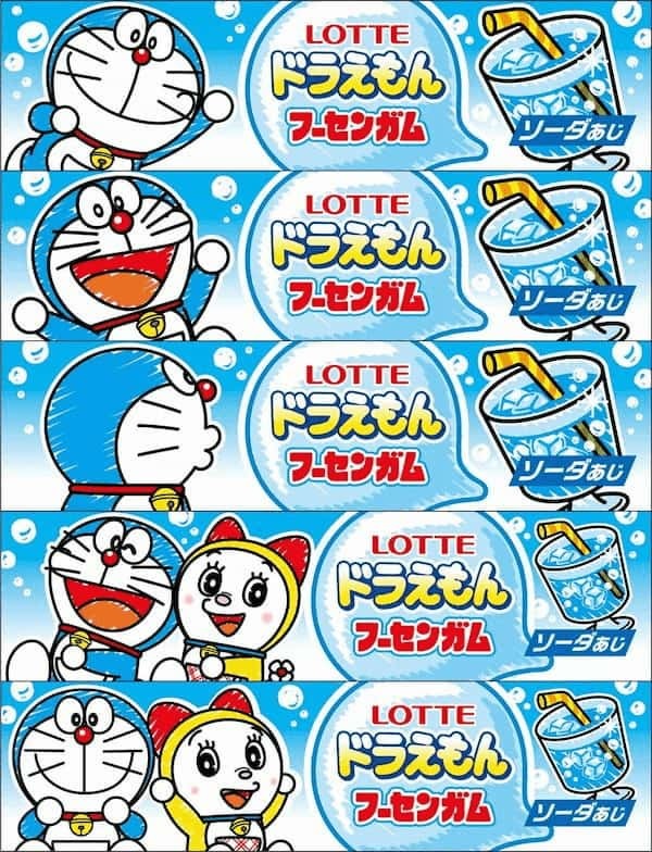 発売以来最多バリエーション！包み紙企画全40種類で大幅リニューアル！考える力をドラえもんと一緒に育み、ガムも想像力もふくらまそう！「ドラえもんフーセンガム」7月4日（火）発売