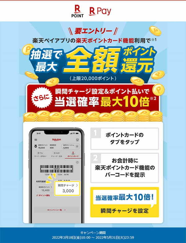 d払い・PayPay・楽天ペイ・au PAYキャンペーンまとめ【4月22日最新版】