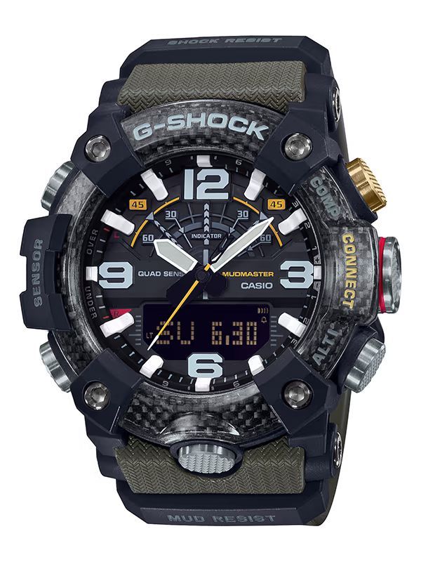 マッシブなデザインが魅力。G-SHOCKカーボン（ベゼル）モデル人気ランキング