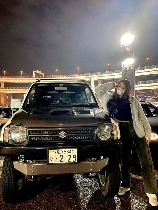 ジムニーJB23のお顔や形に一目惚れ♡オリジナルジムニーを楽しめて一石二鳥！磐梯吾妻スカイラインに行ってワイスピごっこしたい！