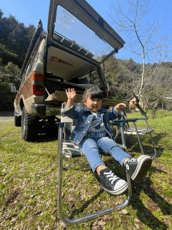 ランクル60に一目惚れ☆現代車にはない雰囲気がお気に入り！休日は家族みんなでアウトドアを楽しむ！