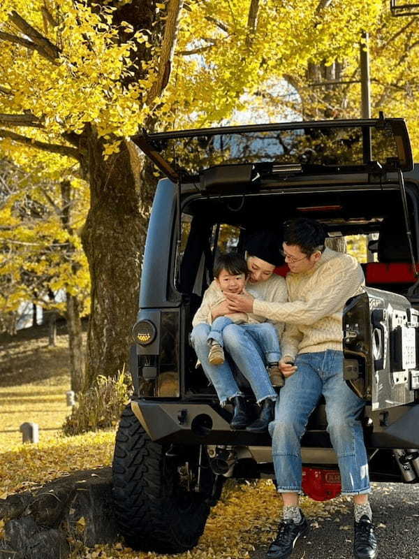 試乗なしで即決☆ラングラーにひとめぼれしたJEEP党パパ!屋根を外して砂浜ドライブが気持ちいい♪